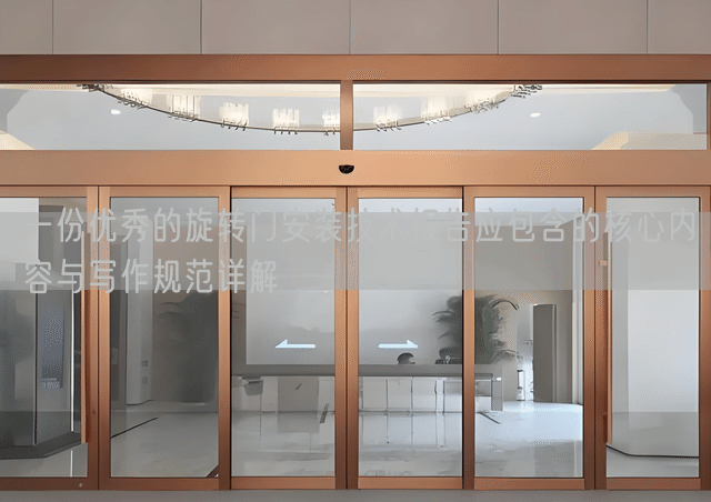 一份优秀的旋转门安装技术报告应包含的核心内容与写作规范详解