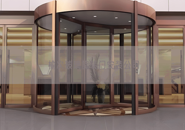 榆次玻璃旋转门安装公司